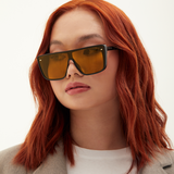 Sustainable Rayz - Limited Edition Yellow Squared Sunglasses - TopFoxx - Flyclothing LLC