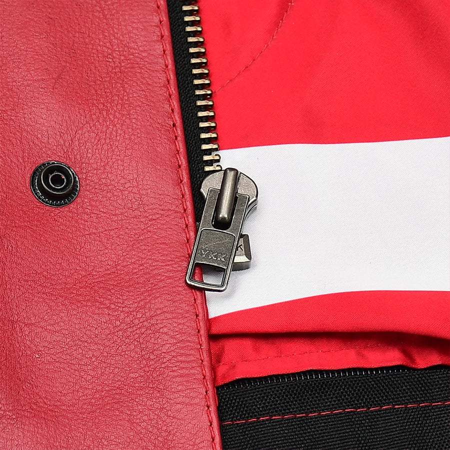 Patriot Rebel Men's Motorcycle Leather Vest - First Manufacturing Company - Flyclothing LLC
