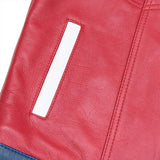 Patriot Rebel Men's Motorcycle Leather Vest - First Manufacturing Company - Flyclothing LLC