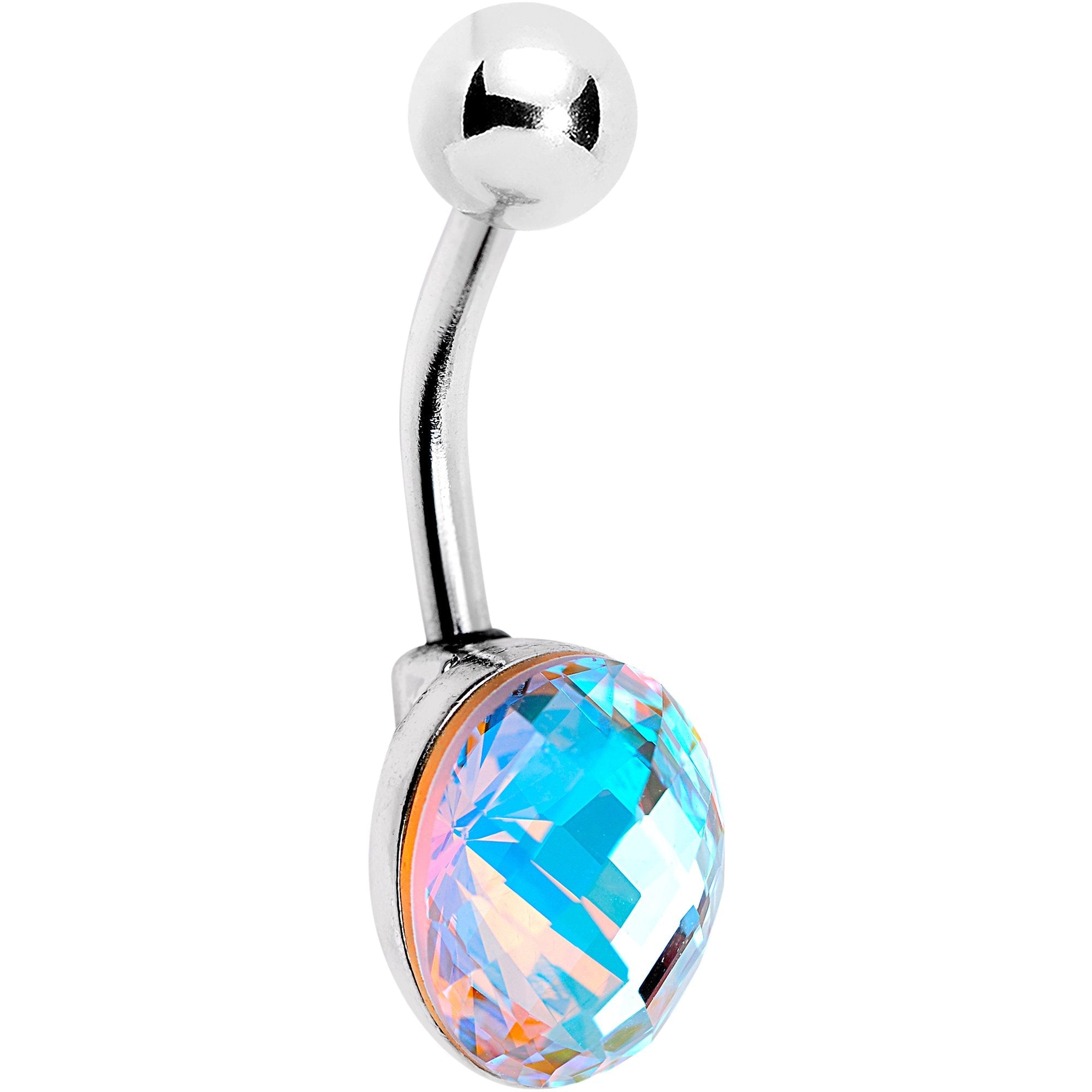 Aurora Gem Big Bubble Belly Ring - BodyCandy - Flyclothing LLC