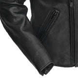Night Rider Men's Motorcycle Leather Jacket - First Manufacturing Company - Flyclothing LLC
