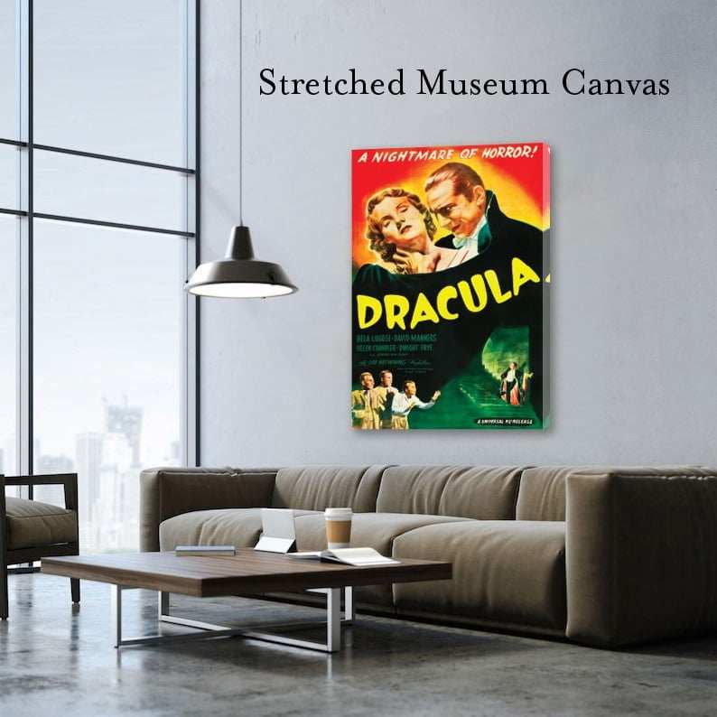 Black Market Art Company Nightmare of Horror & Dracula Movie Poster Print - Black Market Art Company - Flyclothing LLC