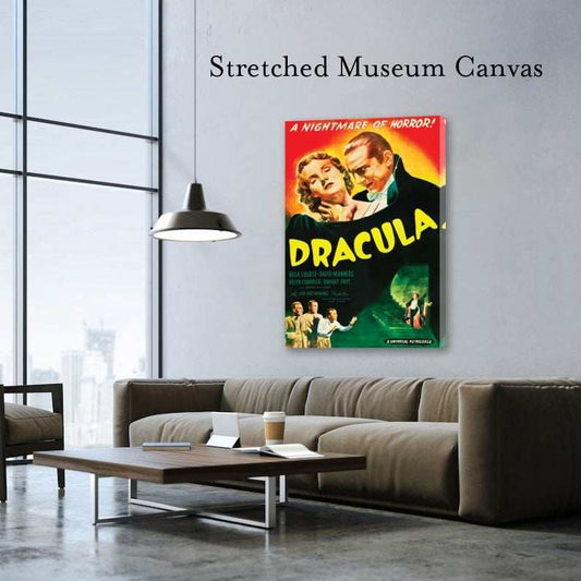 Black Market Art Company Nightmare of Horror & Dracula Movie Poster Print - Black Market Art Company - Flyclothing LLC