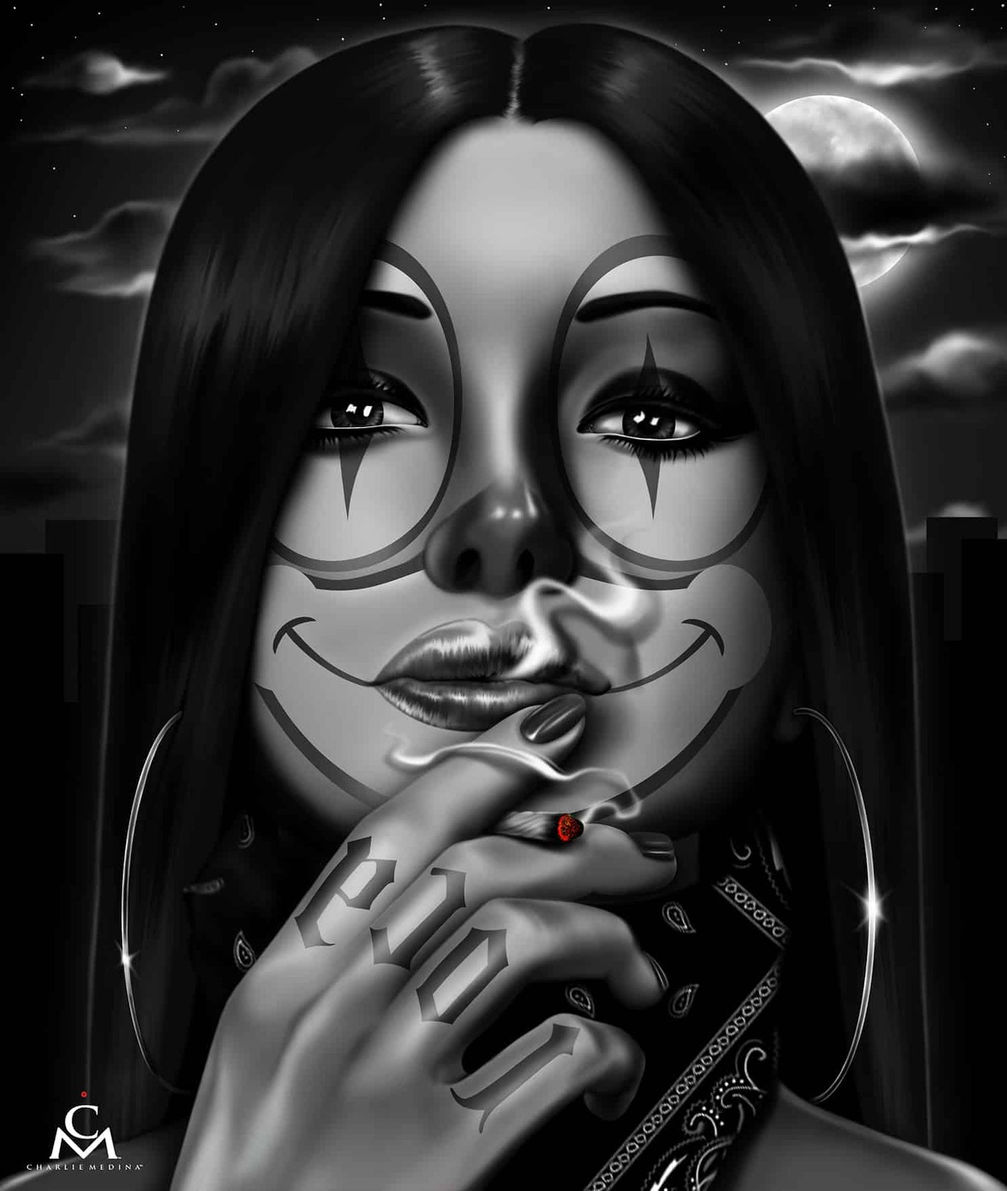 Black Market Art Company Night Owl Print - Black Market Art Company - Flyclothing LLC