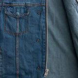 No Limit - Men's Motorcycle Denim Vest - First Manufacturing Company - Flyclothing LLC