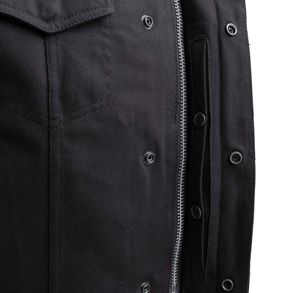 No Limit - Men's Motorcycle Twill Vest - First Manufacturing Company - Flyclothing LLC