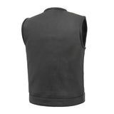 No Rival - Men's Motorcycle Leather Vest - First Manufacturing Company - Flyclothing LLC