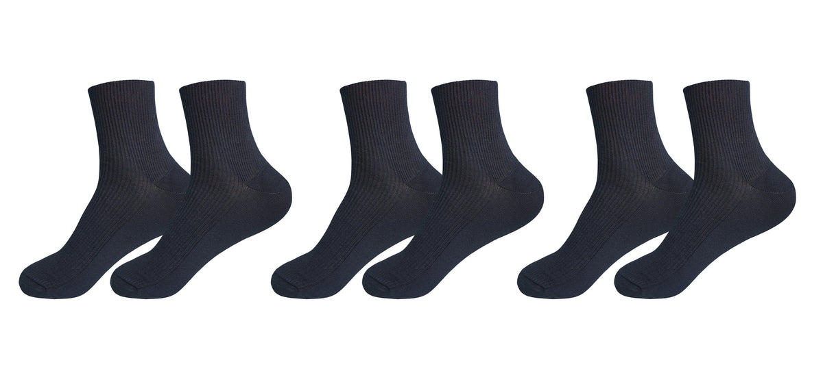 tittimitti® Men’s 100% Organic Combed Cotton Socks 3-Pack – Made in Italy - tittimitti - Flyclothing LLC