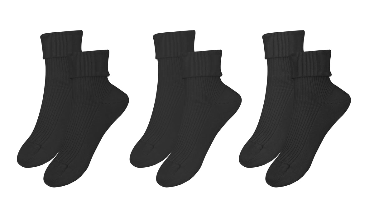 tittimitti® Women’s 100% Organic Combed Cotton Socks 3-Pack – Made in Italy - tittimitti - Flyclothing LLC