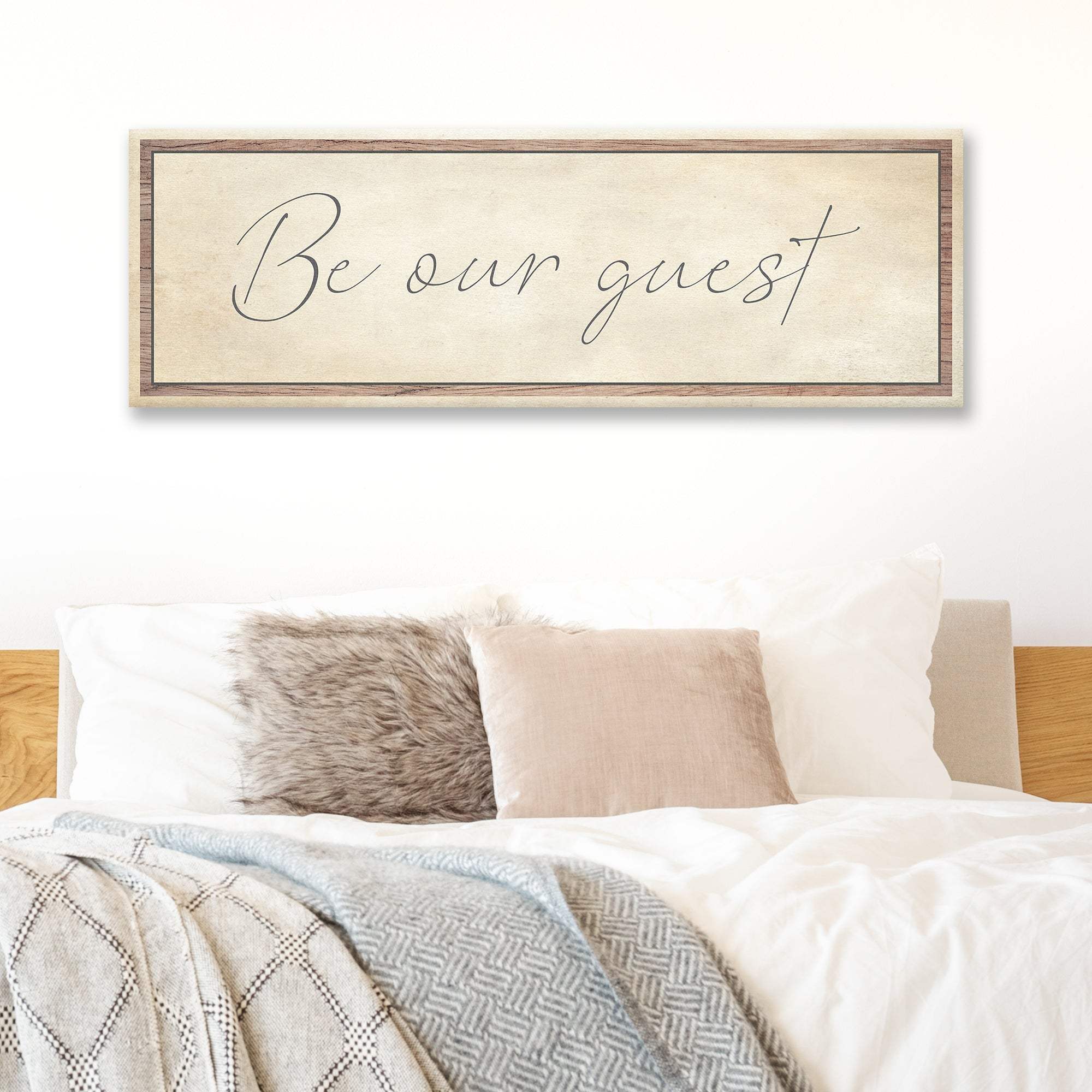 Be Our Guest Sign - Tailored Canvases - Flyclothing LLC