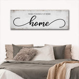 Make Yourself At Home Sign - Tailored Canvases - Flyclothing LLC
