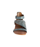 Nora Sandals in Teal - Naughty Monkey