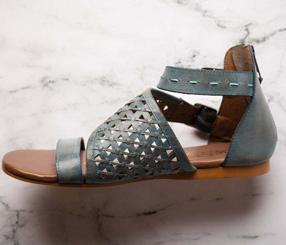 Nora Sandals in Teal - Naughty Monkey