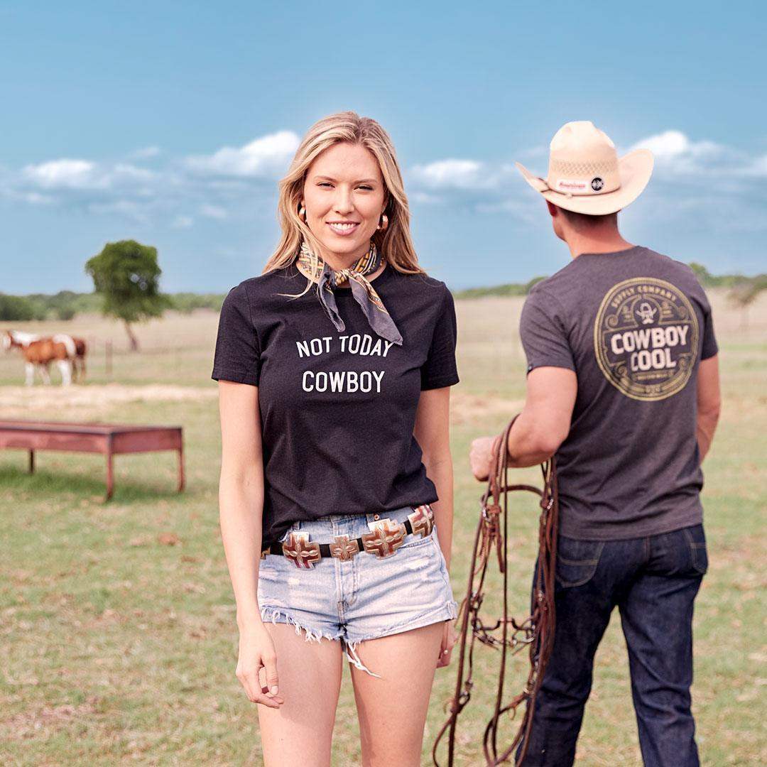 Not Today Cowboy T-Shirt - Cowboy Cool - Flyclothing LLC