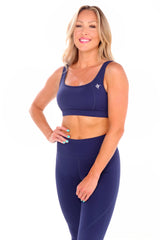 Open Back Sports Bra - White Water Life - Flyclothing LLC