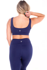 Open Back Sports Bra - White Water Life - Flyclothing LLC