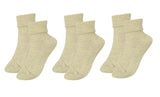 tittimitti® Women’s 100% Organic Combed Cotton Socks 3-Pack – Made in Italy - tittimitti - Flyclothing LLC