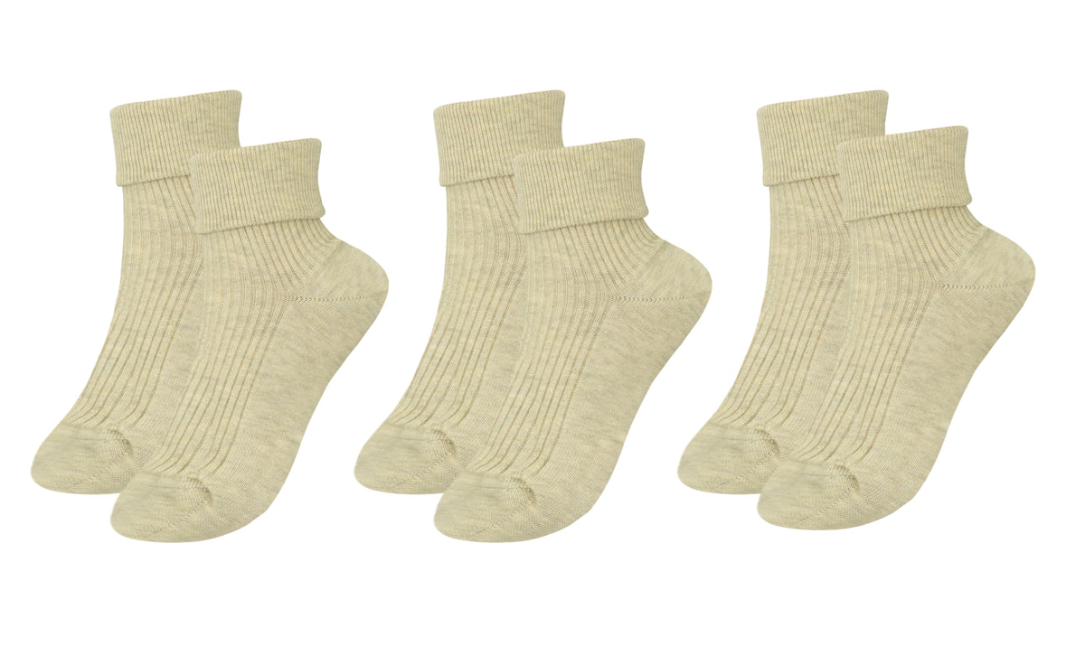 tittimitti® Women’s 100% Organic Combed Cotton Socks 3-Pack – Made in Italy - tittimitti - Flyclothing LLC