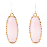 Odyssey Long Pink Opal and Bronze Earrings - Barse Jewelry