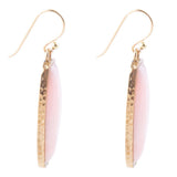 Odyssey Long Pink Opal and Bronze Earrings - Barse Jewelry