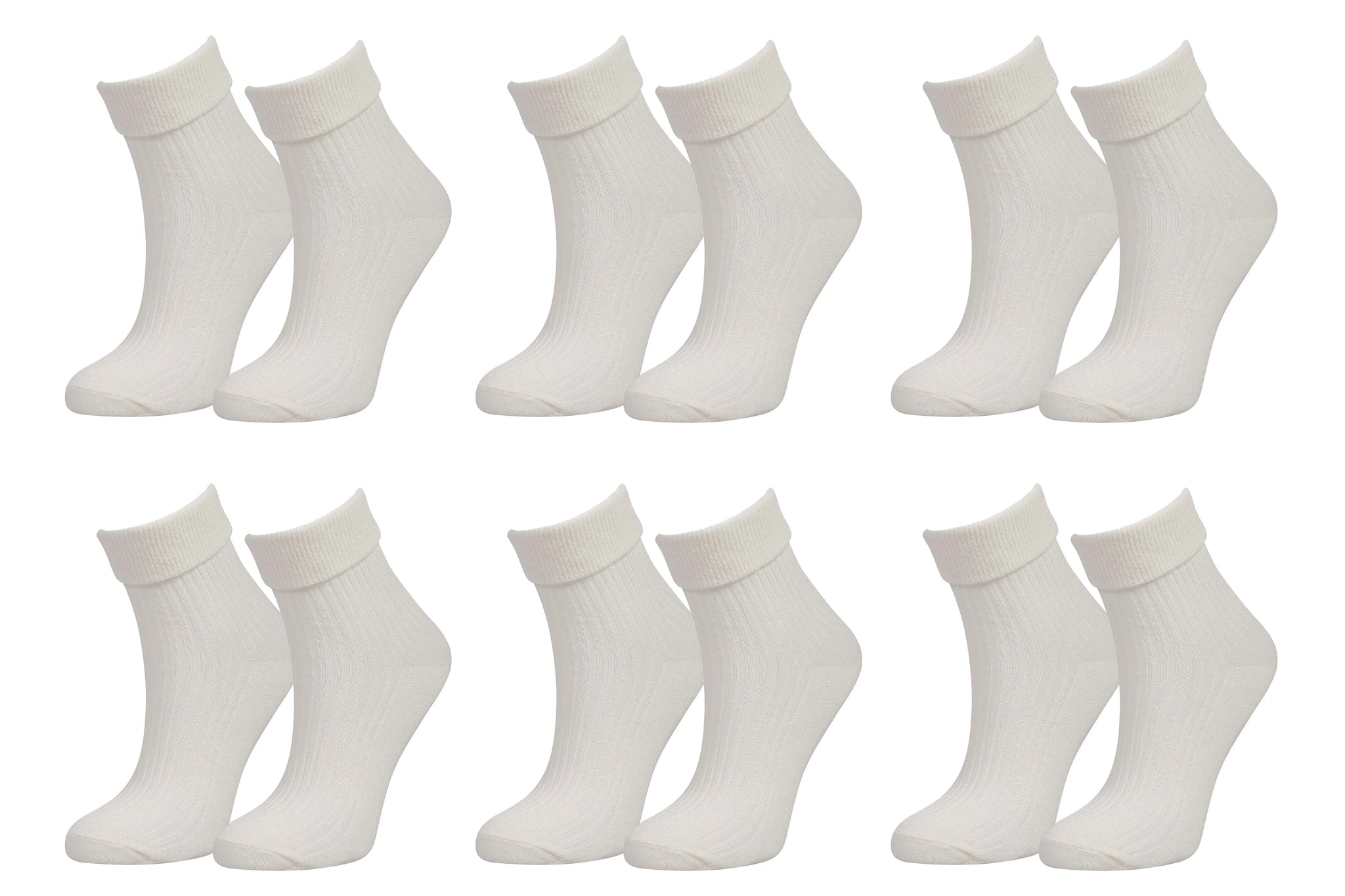 98% Organic Cotton Luxury Women's Socks 6-Pack. - tittimitti - Flyclothing LLC
