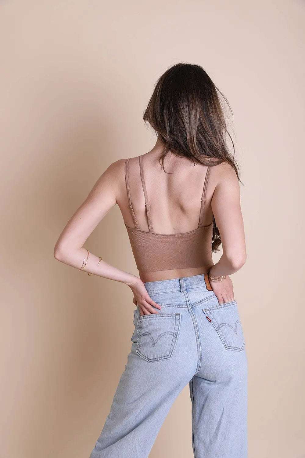 Offset Shoulder Brami Top