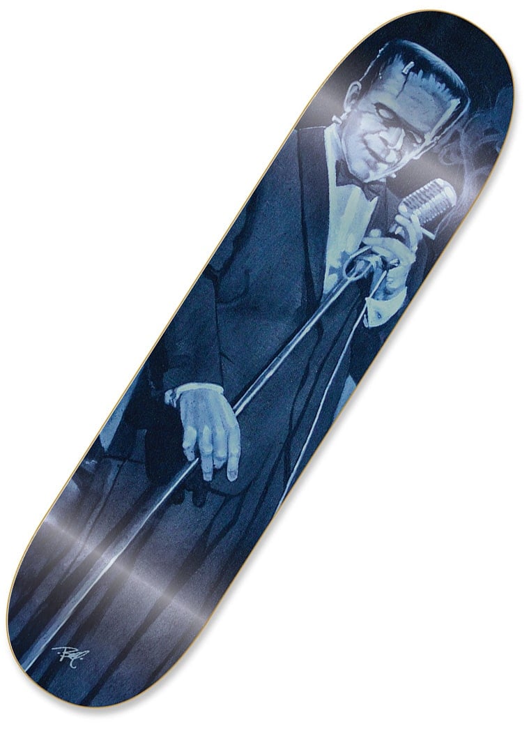 Black Market Art Company Old Smoothie & Skate Deck Print