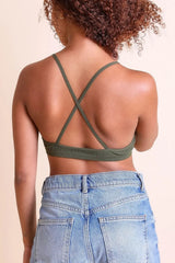 High Neck Crochet Lace Bralette – Stylish Layering Essential - Boho Clothing and Accessories - Flyclothing LLC