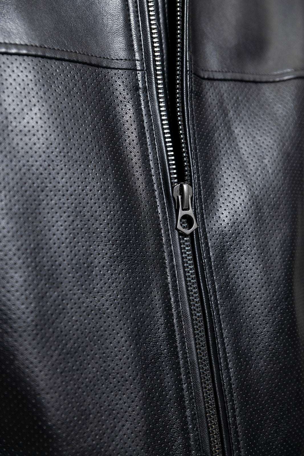 Oliver Men's Perforated Faux Leather Jacket - Whet Blu NYC - Flyclothing LLC