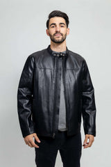 Oliver Men's Perforated Faux Leather Jacket - Whet Blu NYC - Flyclothing LLC