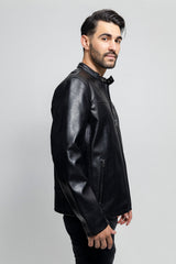 Oliver Men's Perforated Faux Leather Jacket - Whet Blu NYC - Flyclothing LLC
