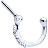 16G 1/4 Daisy Chain Flower Hinged Cartilage Clicker - BodyCandy - Flyclothing LLC