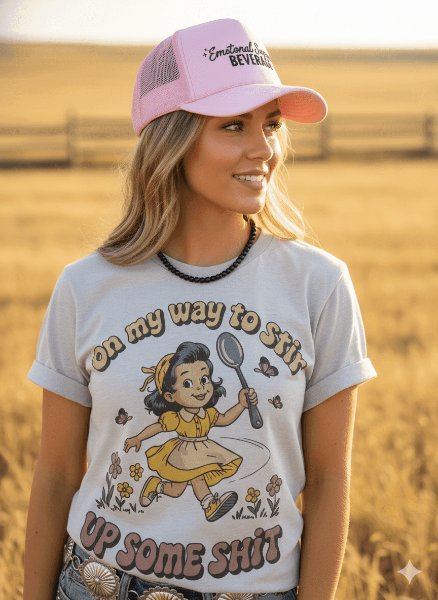 On My Way To Stir Up Some Shit Graphic Tee
