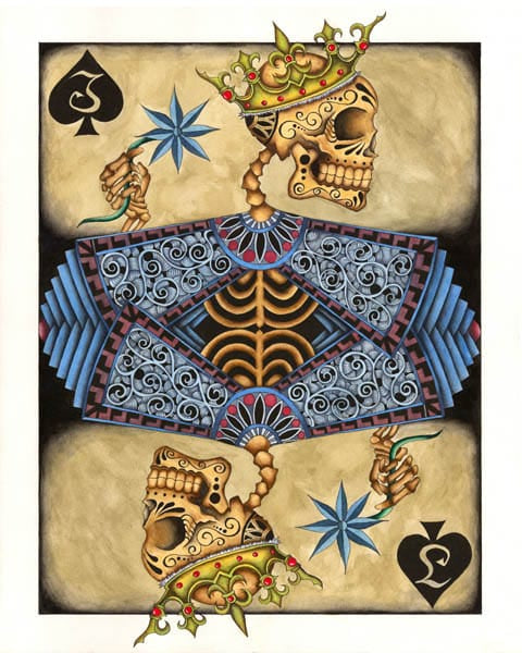 Black Market Art Company One Eyed Jack Print
