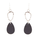 Onyx and Sterling Silver Drop Earrings - Barse Jewelry