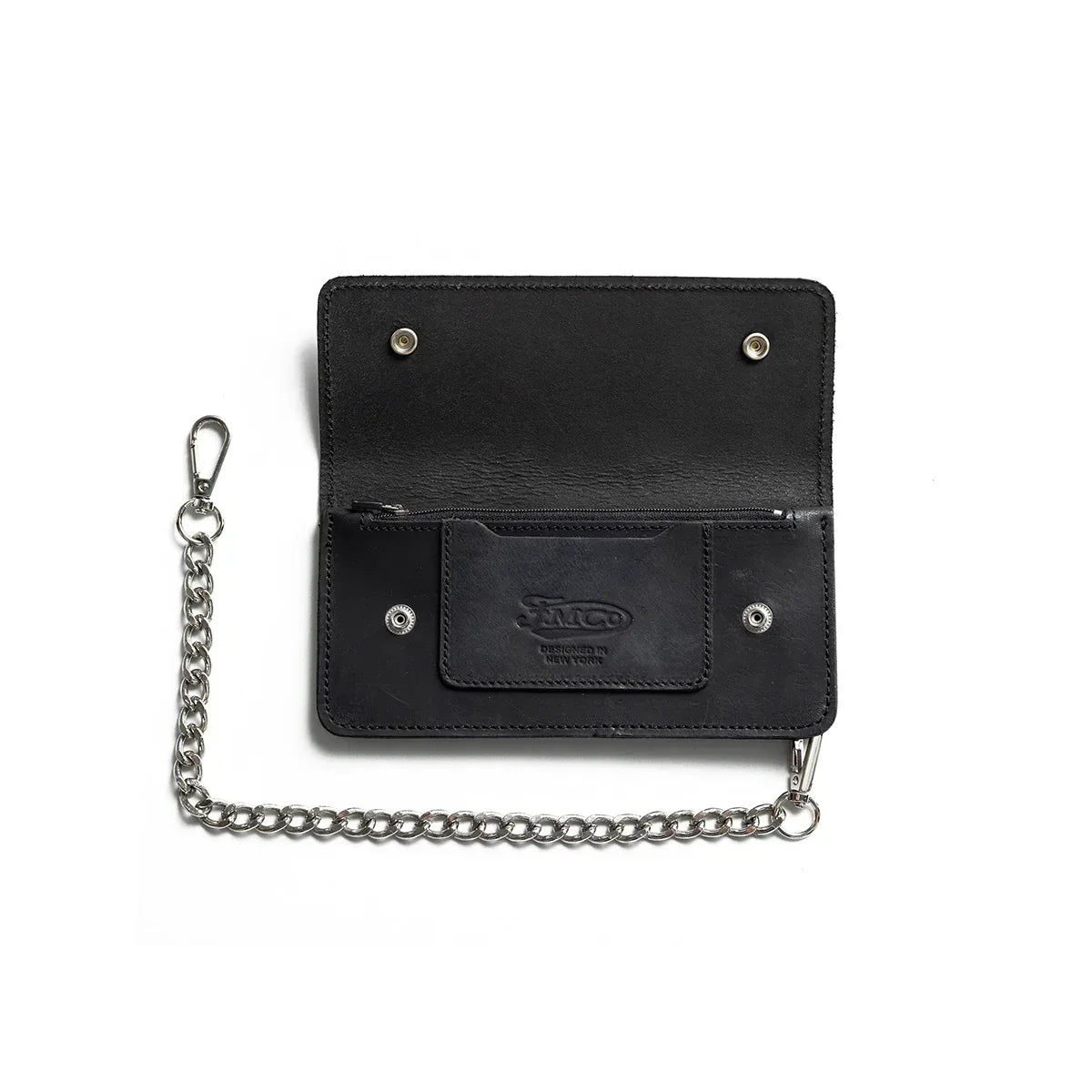 LARGE TRUCKER - Vegetable Tanned Leather Wallet - First Manufacturing Company - Flyclothing LLC