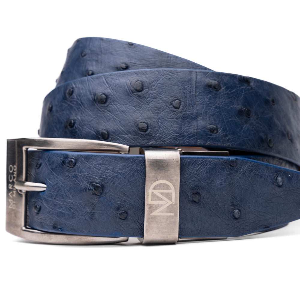 Domenico Belt Navy - Marco Di Milano - Flyclothing LLC