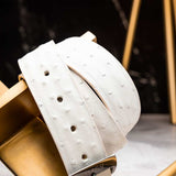 Domenico Belt White - Marco Di Milano - Flyclothing LLC