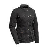 Outcast - Women's Twill Motorcycle Jacket - First Manufacturing Company - Flyclothing LLC