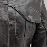 Outlander - Women's Motorcycle Leather Jacket - First Manufacturing Company - Flyclothing LLC