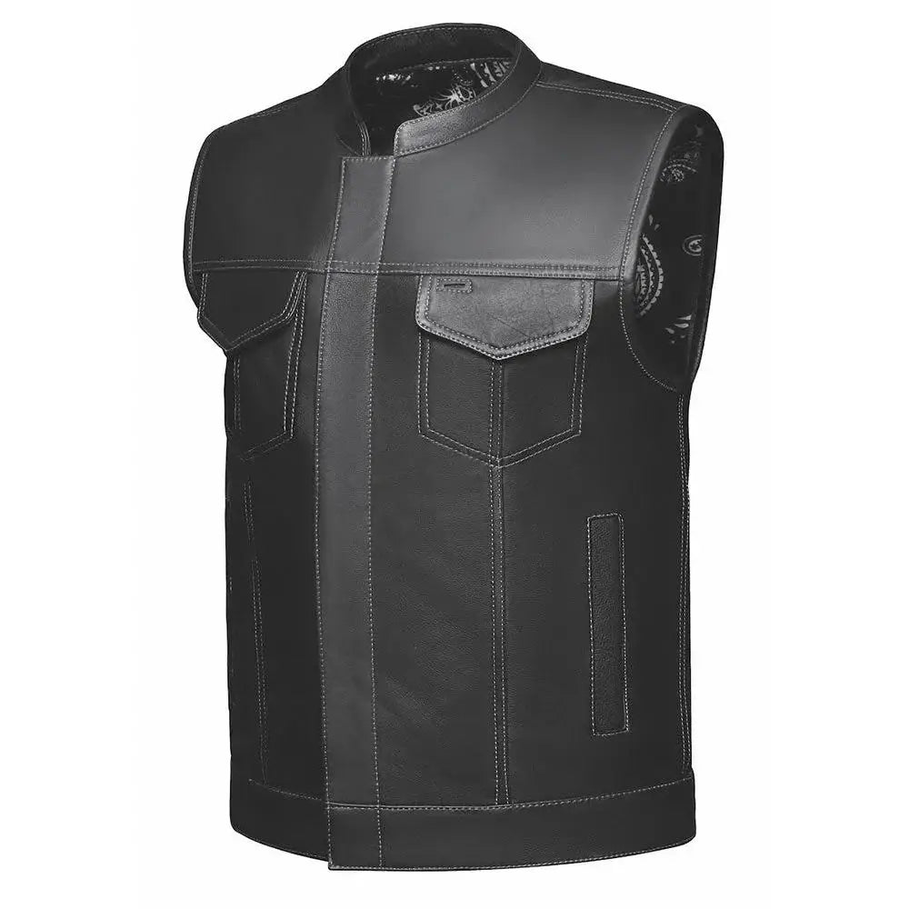 Outlaw - Mens Lining Club Vest - Unik Just for Bikers - Flyclothing LLC