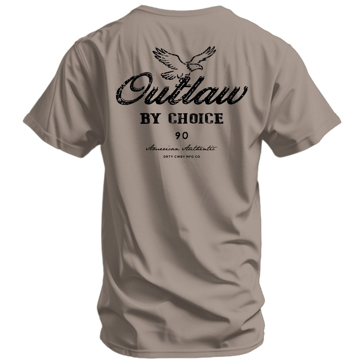Outlaw By Choice Men's T-Shirt - DIRTY COWBOY USA - Flyclothing LLC