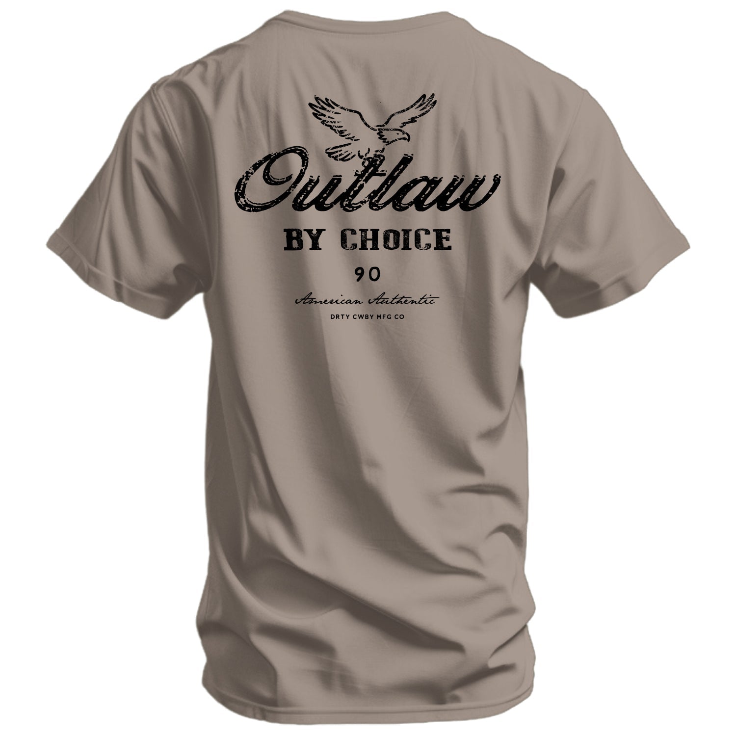 Outlaw By Choice Men's T-Shirt - DIRTY COWBOY USA - Flyclothing LLC