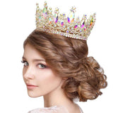 Oval Stone Accented Pageant Crown Tiara - Madeline Love - Flyclothing LLC