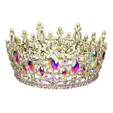 Oval Stone Accented Pageant Crown Tiara - Madeline Love - Flyclothing LLC