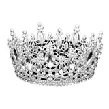 Oval Stone Accented Pageant Crown Tiara - Madeline Love - Flyclothing LLC