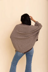 Over The Shoulder Knitted Shawl - Boho Clothing and Accessories - Flyclothing LLC