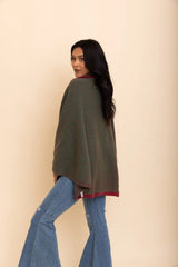 Over The Shoulder Knitted Shawl - Boho Clothing and Accessories - Flyclothing LLC