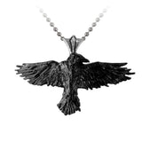 Black Raven Pendant - Alchemy of England - Flyclothing LLC