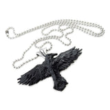Black Raven Pendant - Alchemy of England - Flyclothing LLC